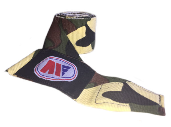 Main Event Boxing Pro Stretch 2.5m Hand Wraps - Camo Camouflage