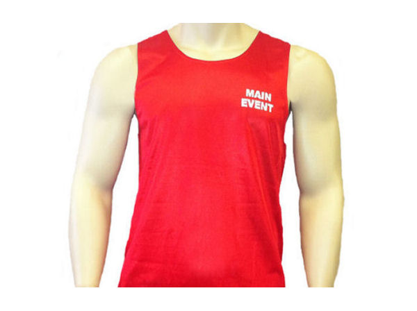 Main Event Boxing Club Vest - Red