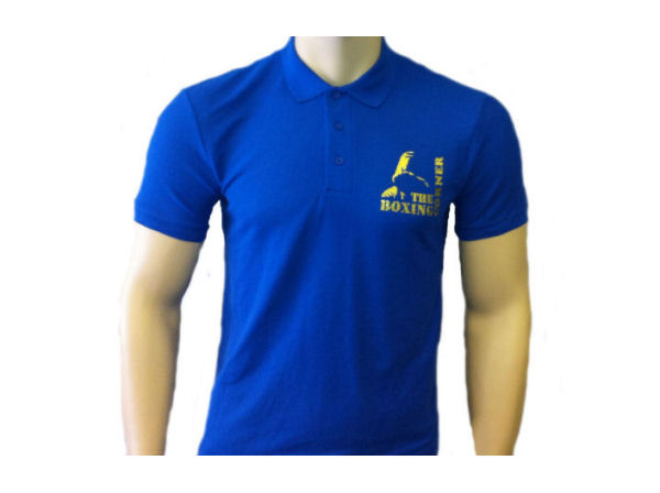 blue corner polo shirt